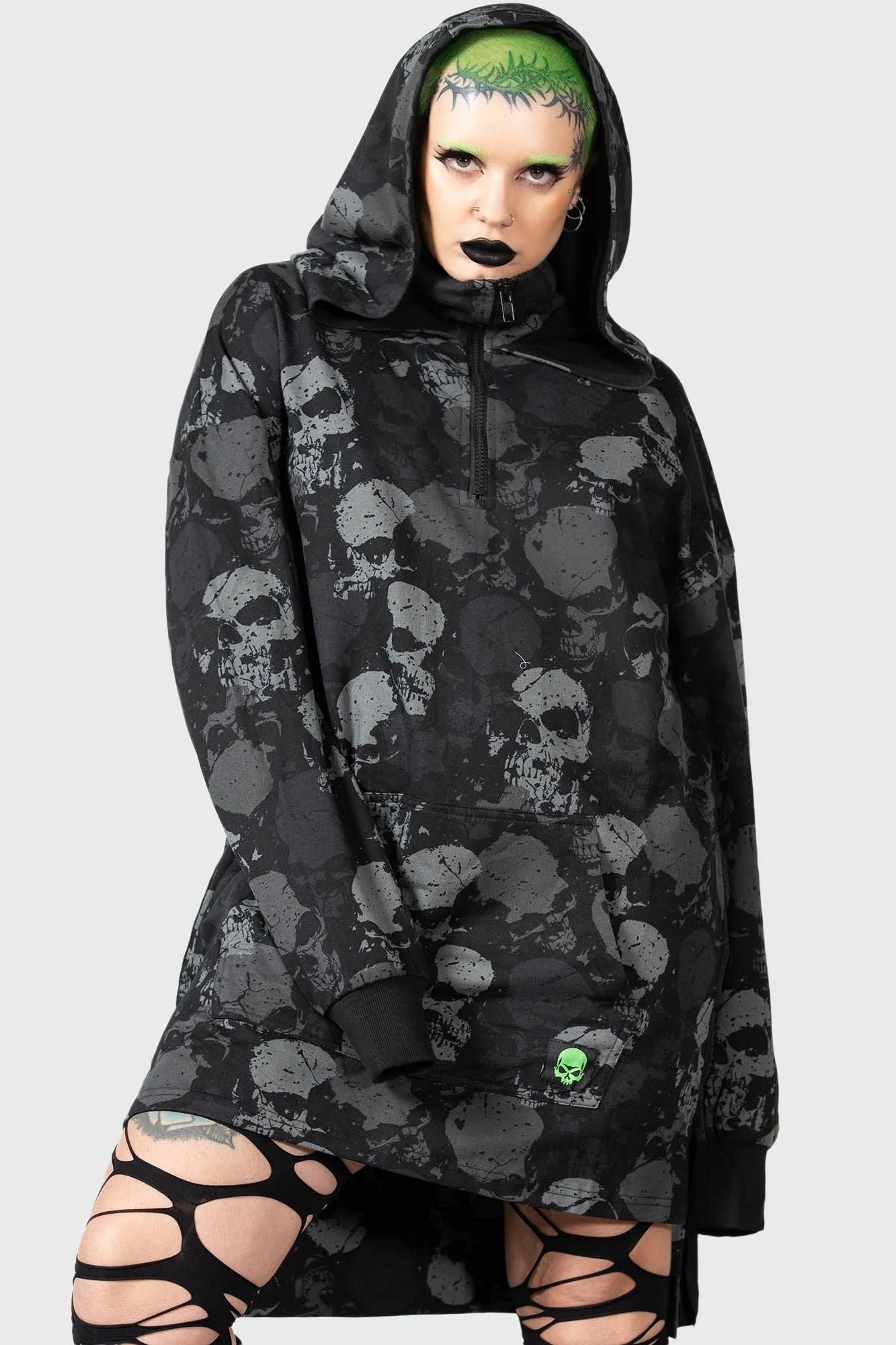 Killstar Tzompantli Oversized Hoodie