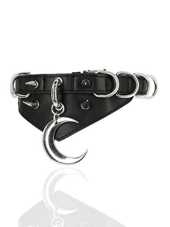 Moon and D-Ring Choker