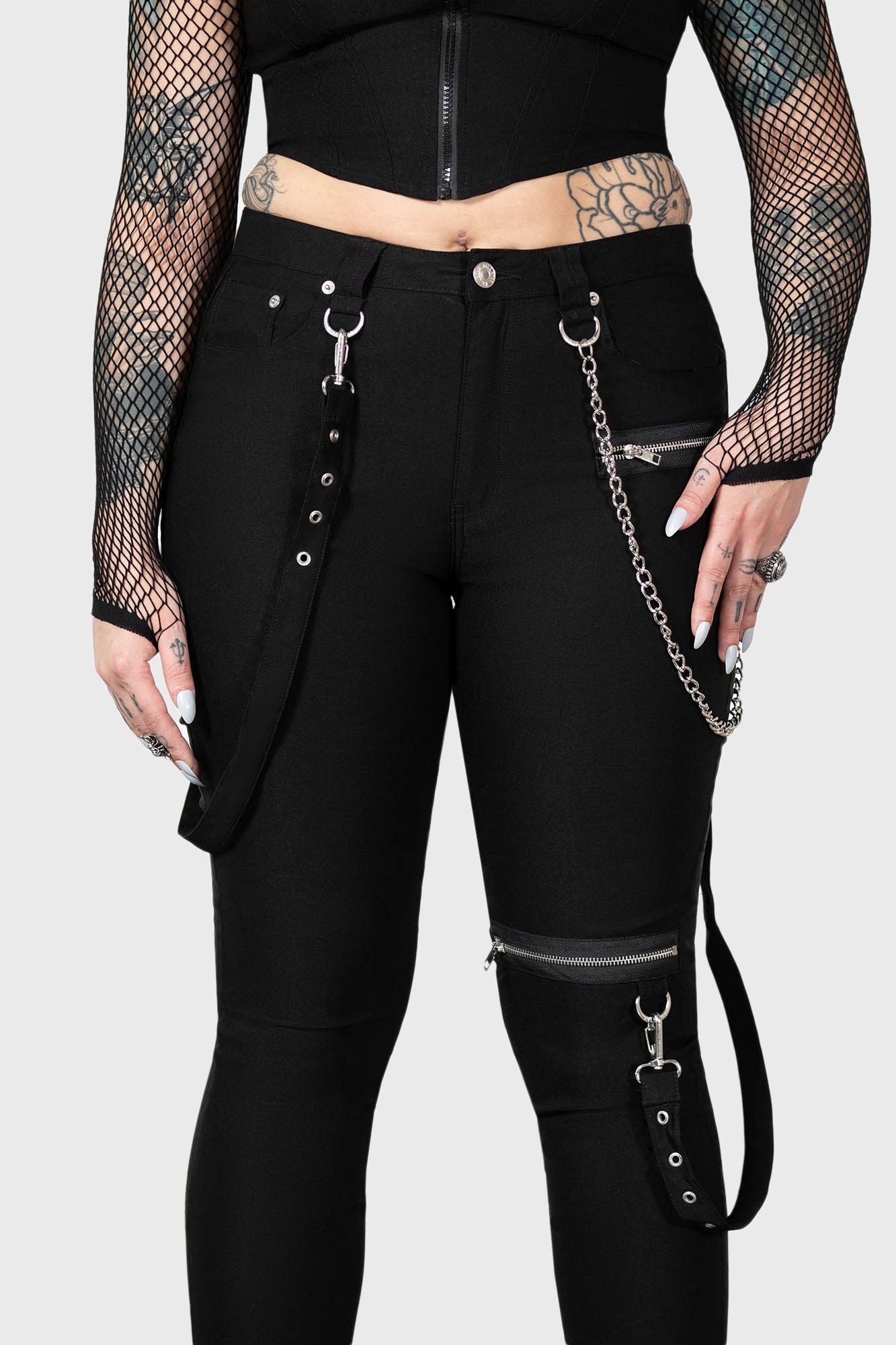 Killstar The Rave Skinny Broek