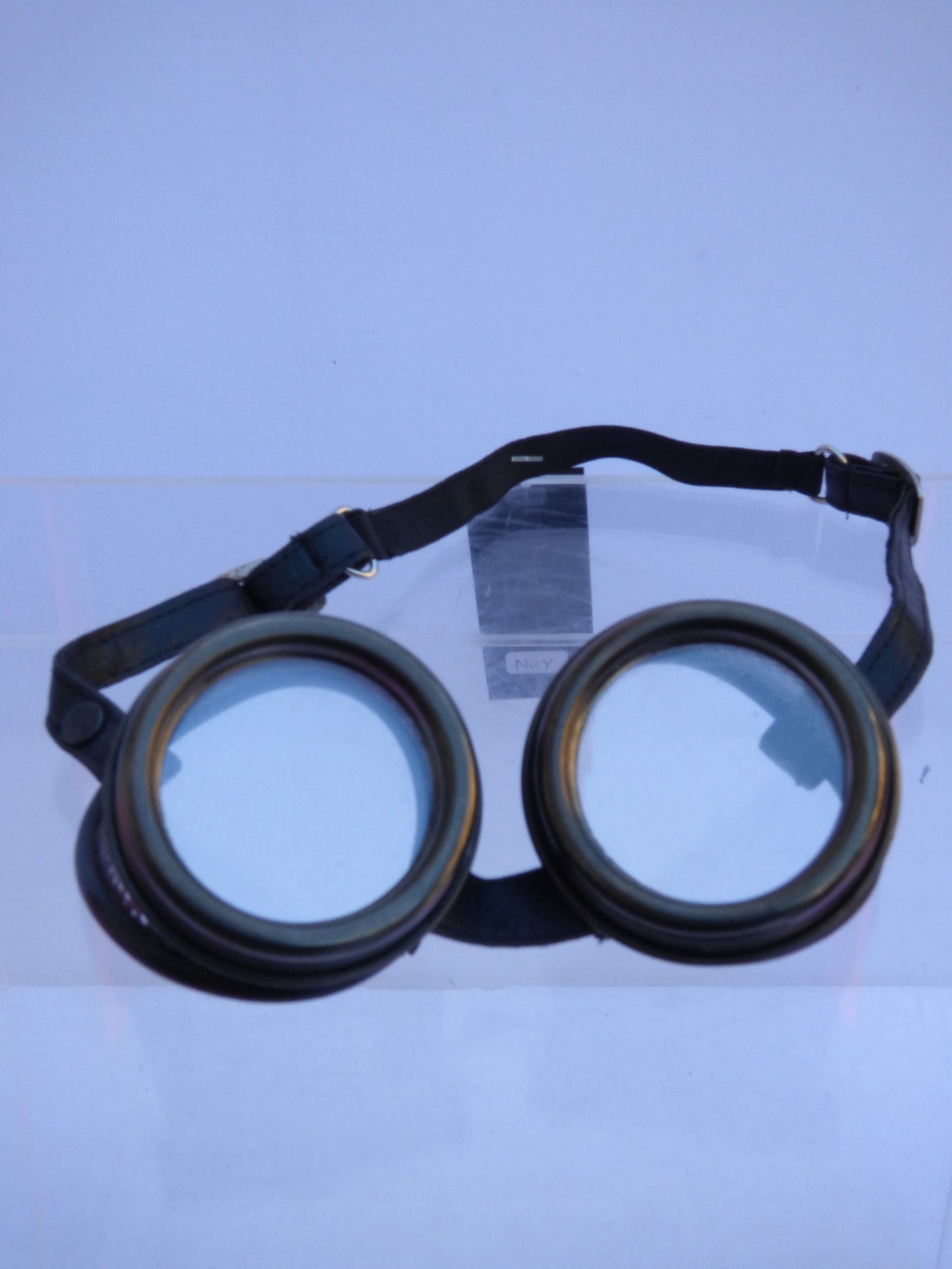 Mesh Goggles gunmetal - Clear Lenses