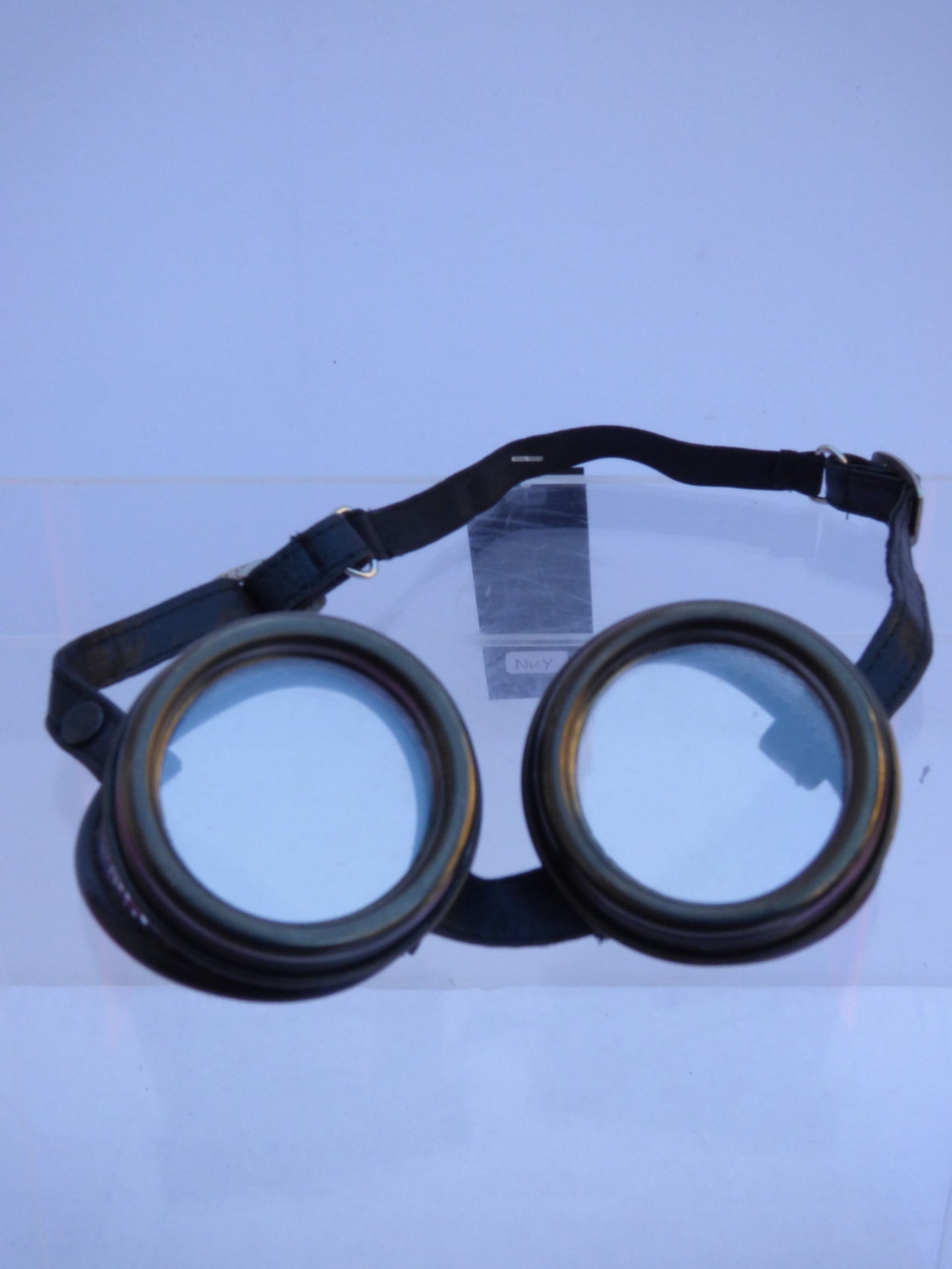 Mesh Goggles gunmetal - Clear Lenses