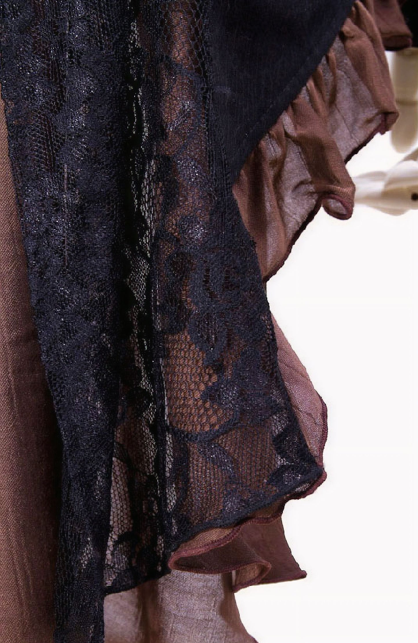 Guilty Concience Jas - Blouse Zwart - Bruin