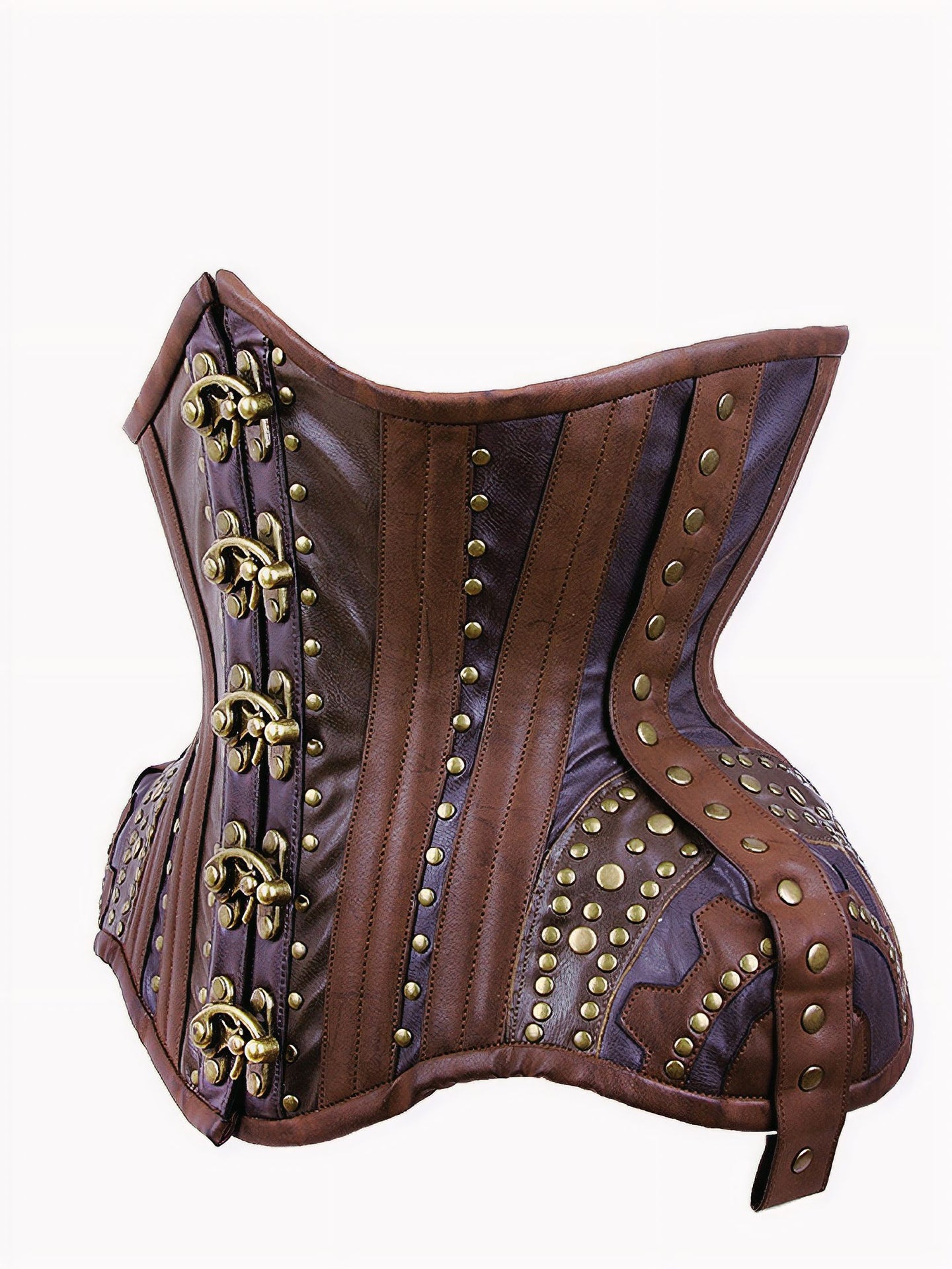 WH7 Steampunk Gears Underbust Korset