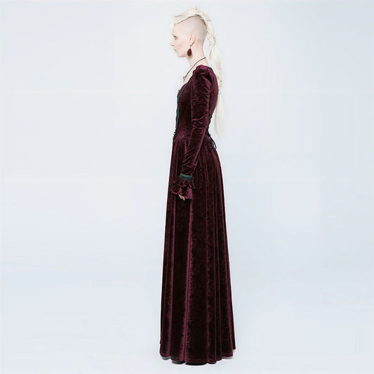 No Illusions Jurk Bordeaux