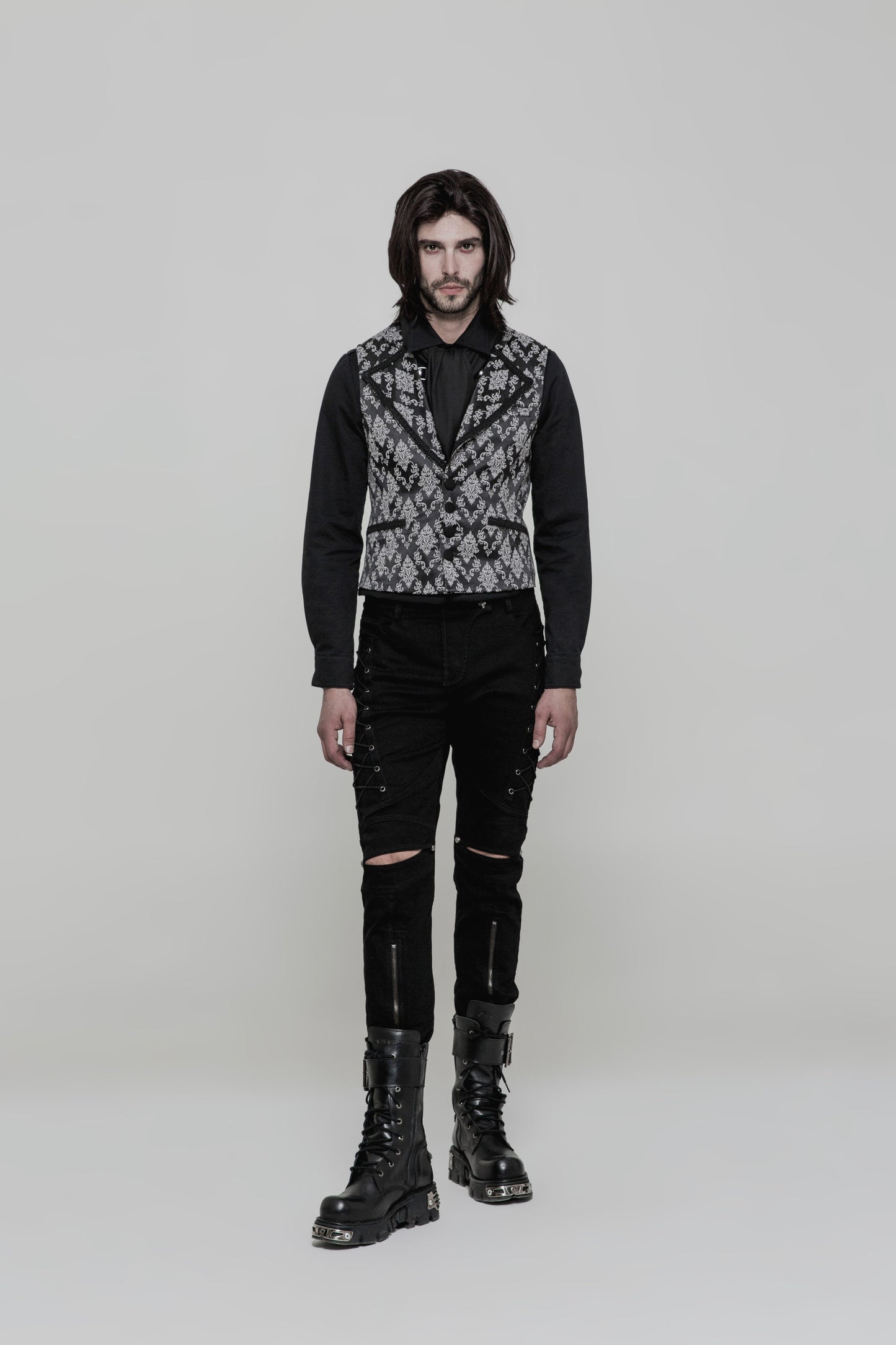 Helter-Skelter Gilet Zwart/Wit