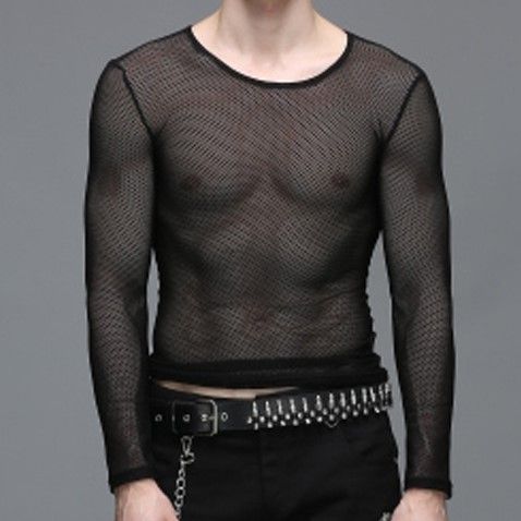 Being Here Fishnet Top