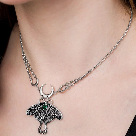 Luna Moth Halsketting