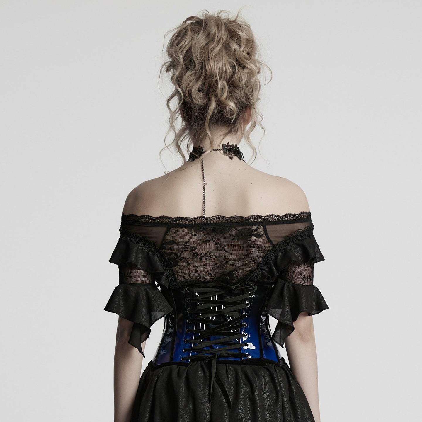 Deal Korset Zwart - Blauw Gradient