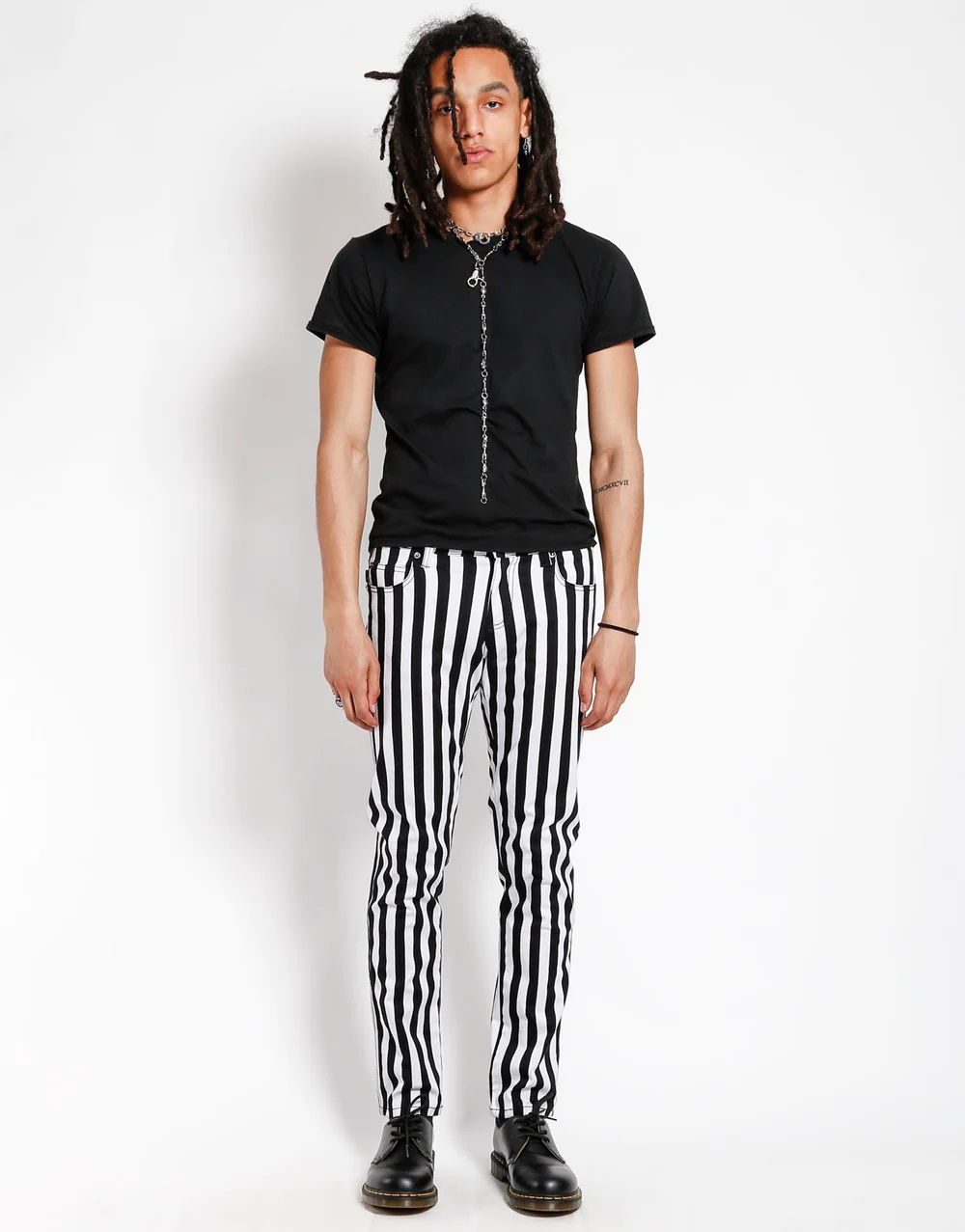 Rocker Jeans Medium Stripes