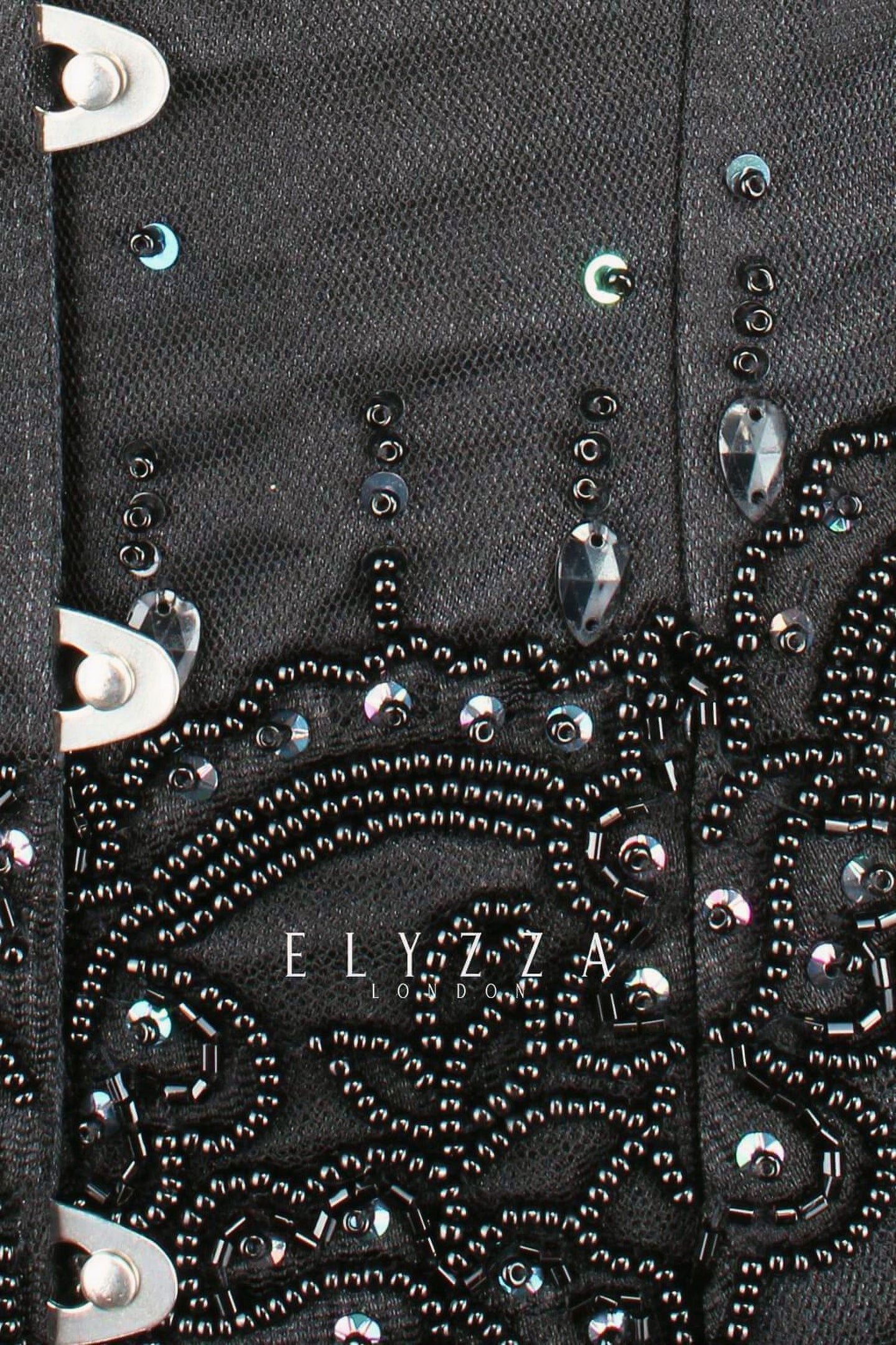 Couture Underbust-Korset Zwart