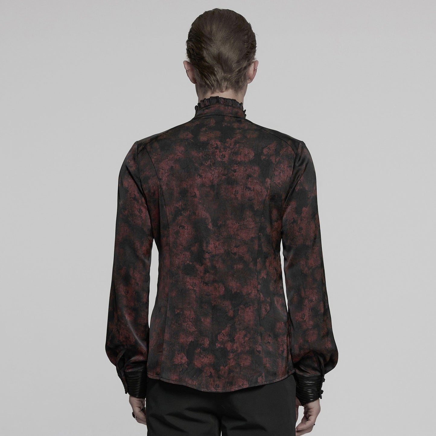 Punk Rave On My Way Shirt Zwart - Rood