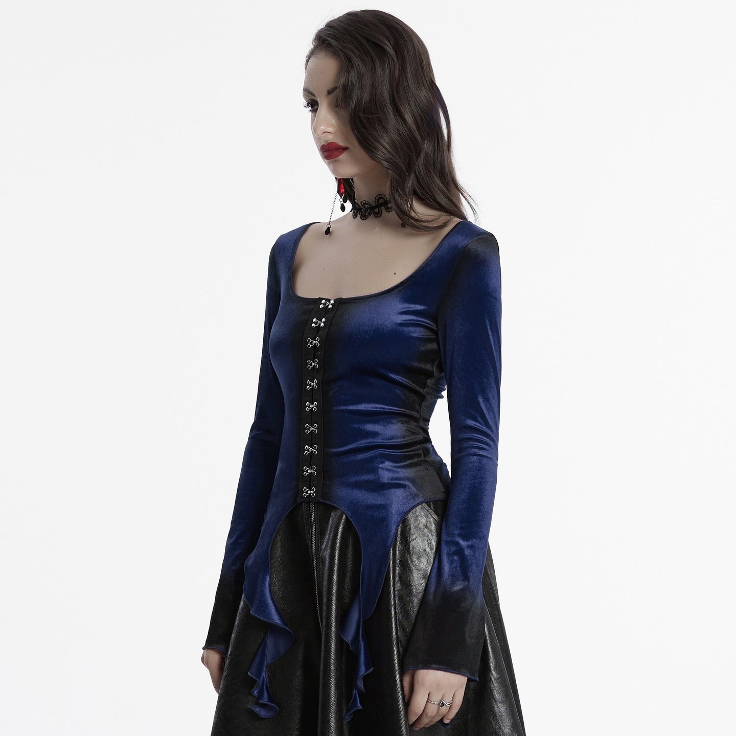 Expect Top Blauw - Zwart