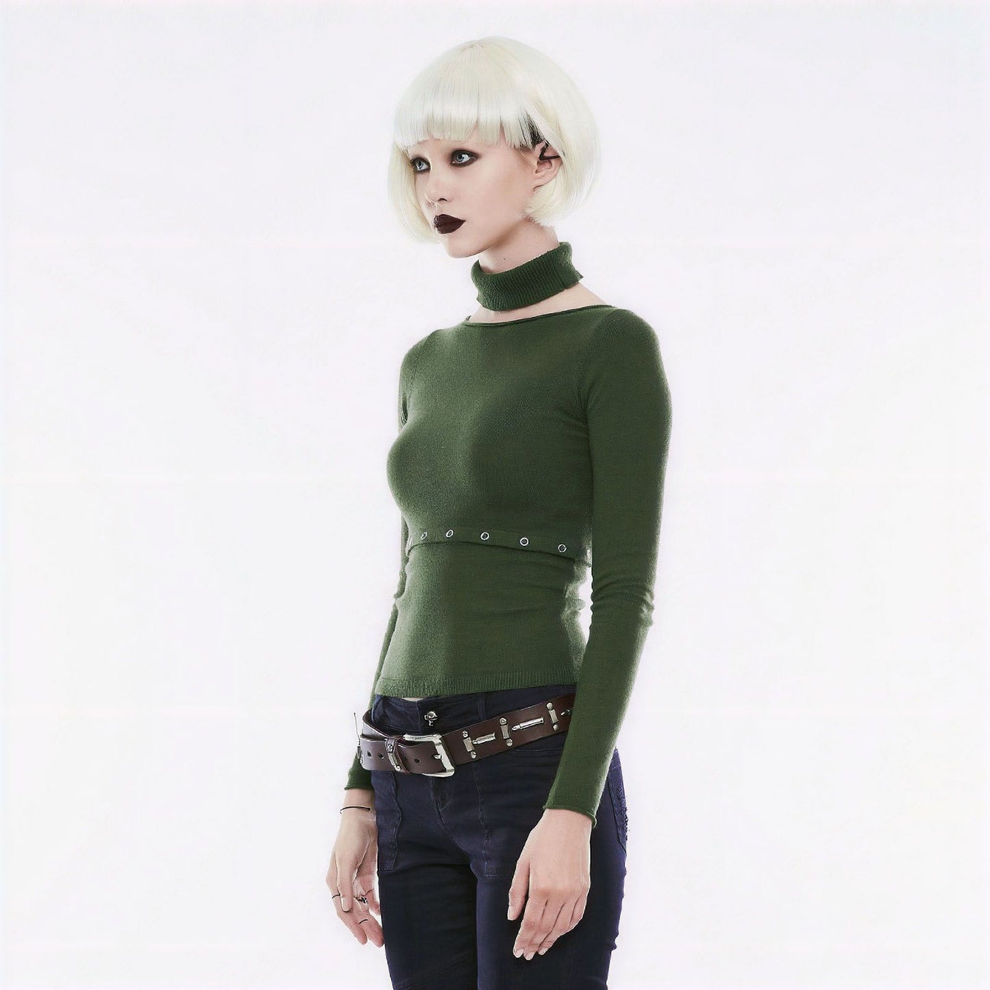 Restless Night Top Green