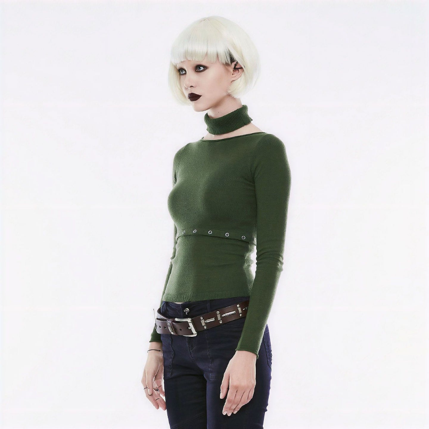 Restless Night Top Green
