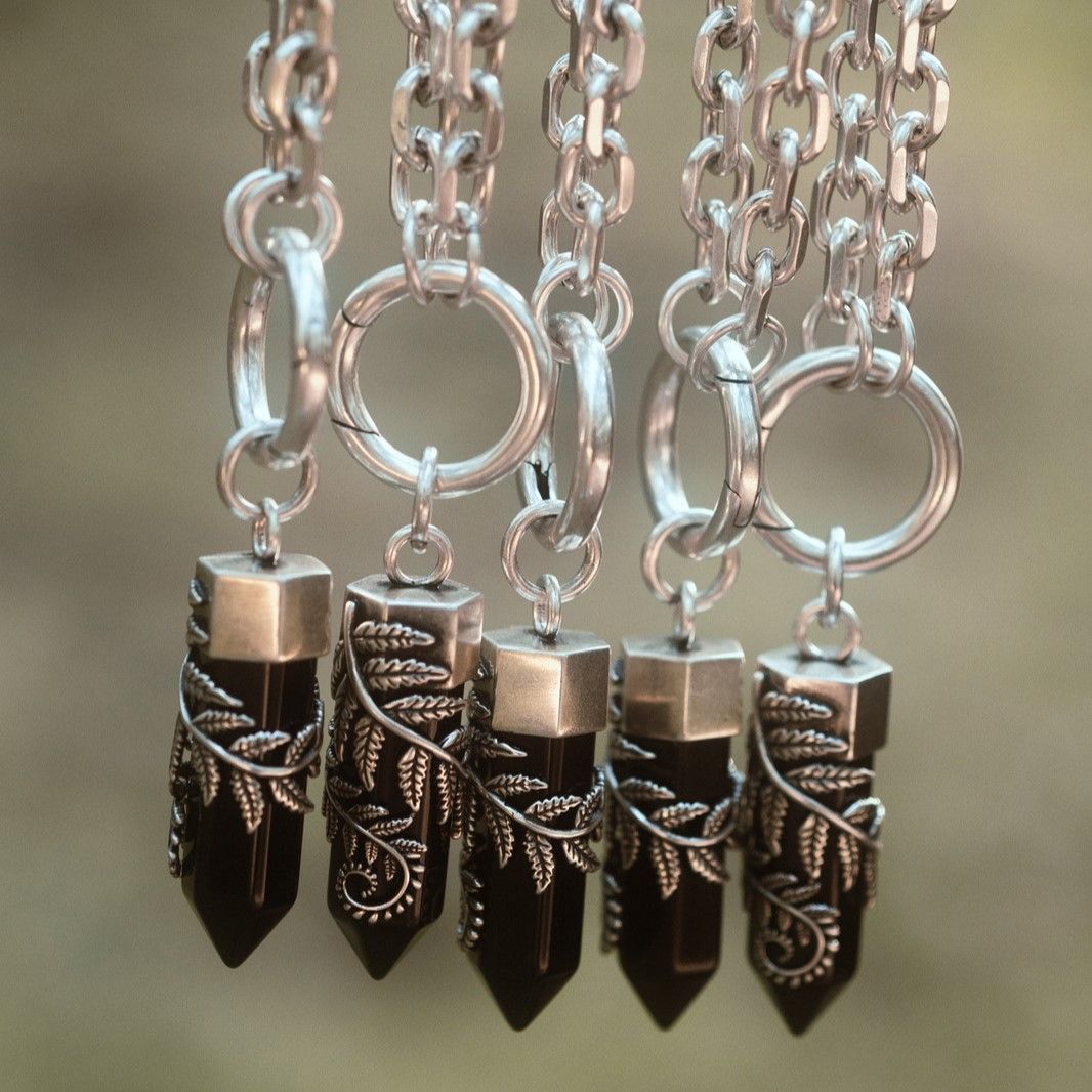 Crystal Fern O-ring Halsketting II