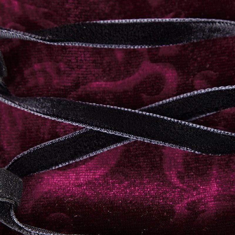 No Illusions Jurk Bordeaux