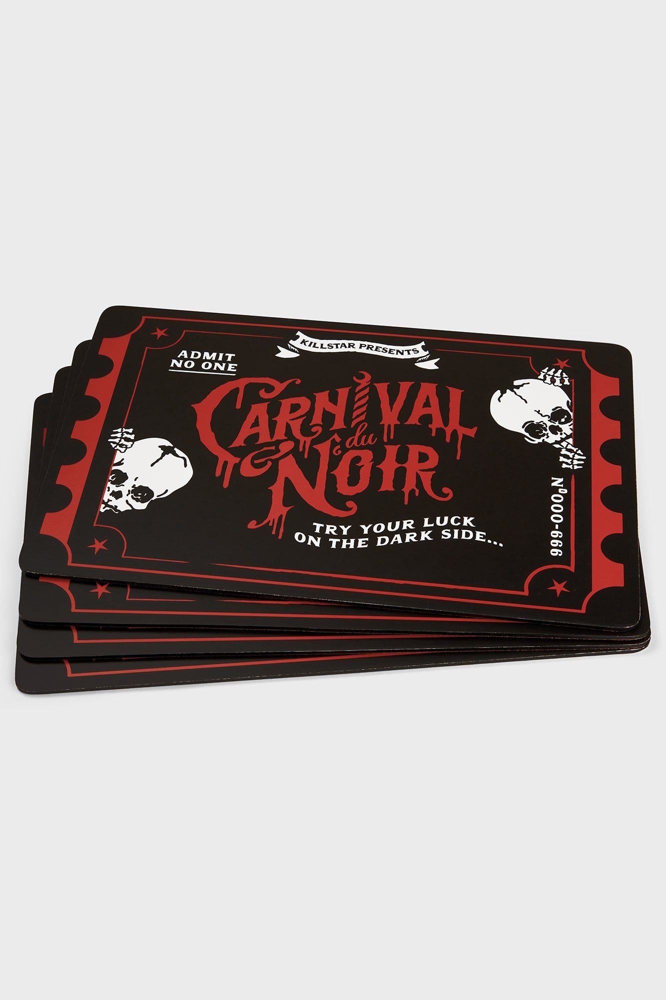 Killstar Sideshow Placemats (4 Stuks)