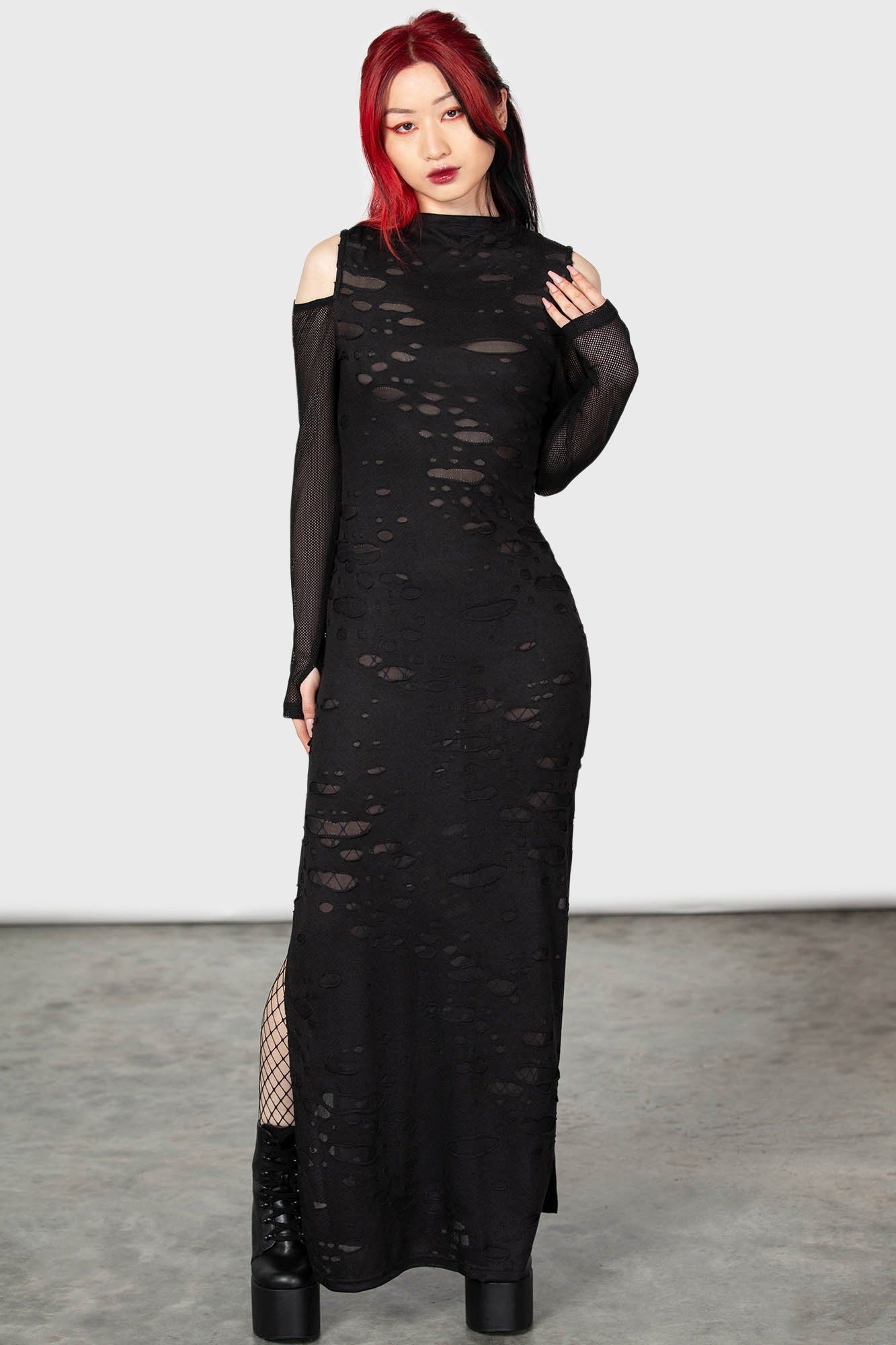 Biters Maxi Dress Black