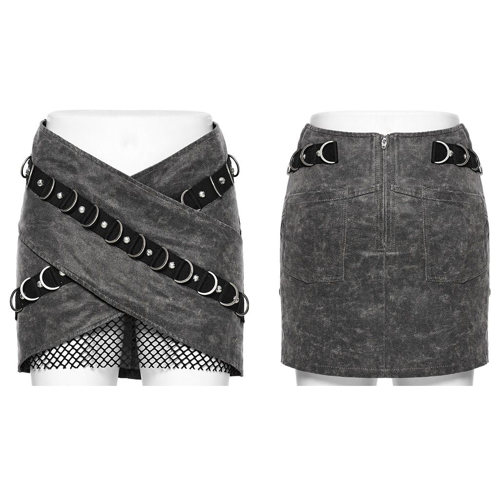 Can't Control Skirt Grey