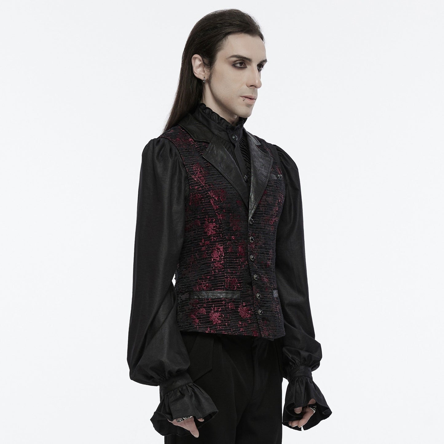 Free Me Gilet Rood - Zwart