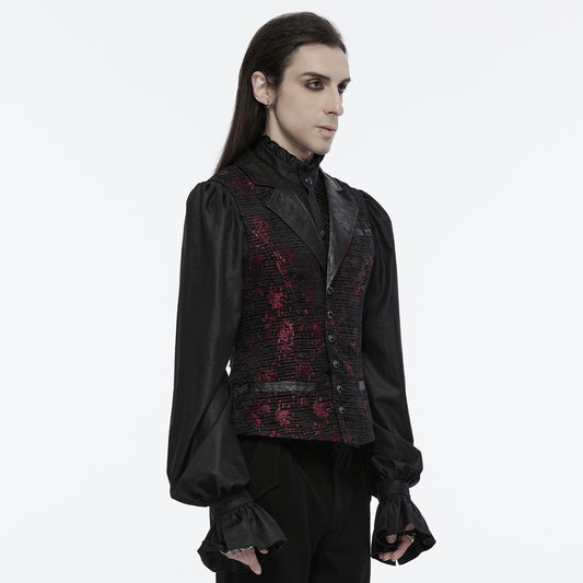 Free Me Gilet Rood - Zwart