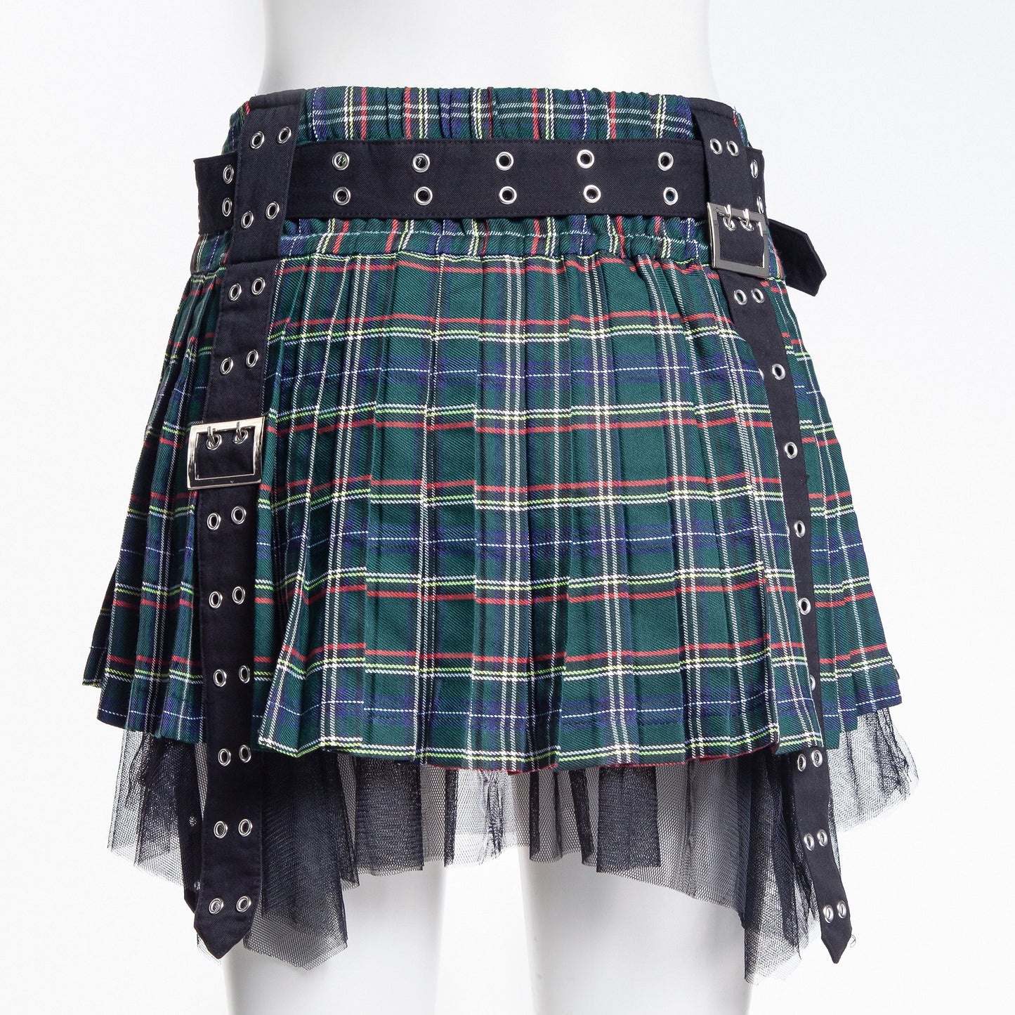 Facts Minirok Groen Tartan