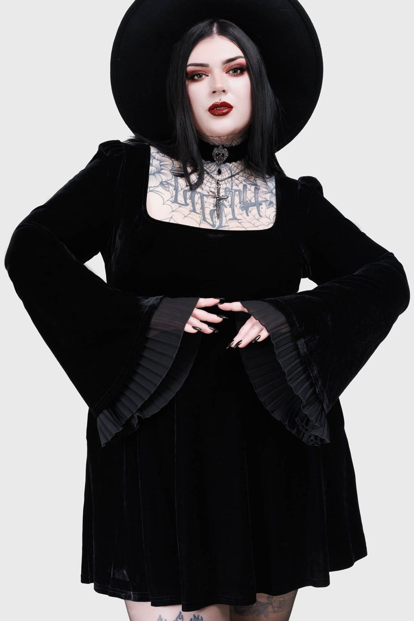 Killstar Beatrix Jurk Zwart