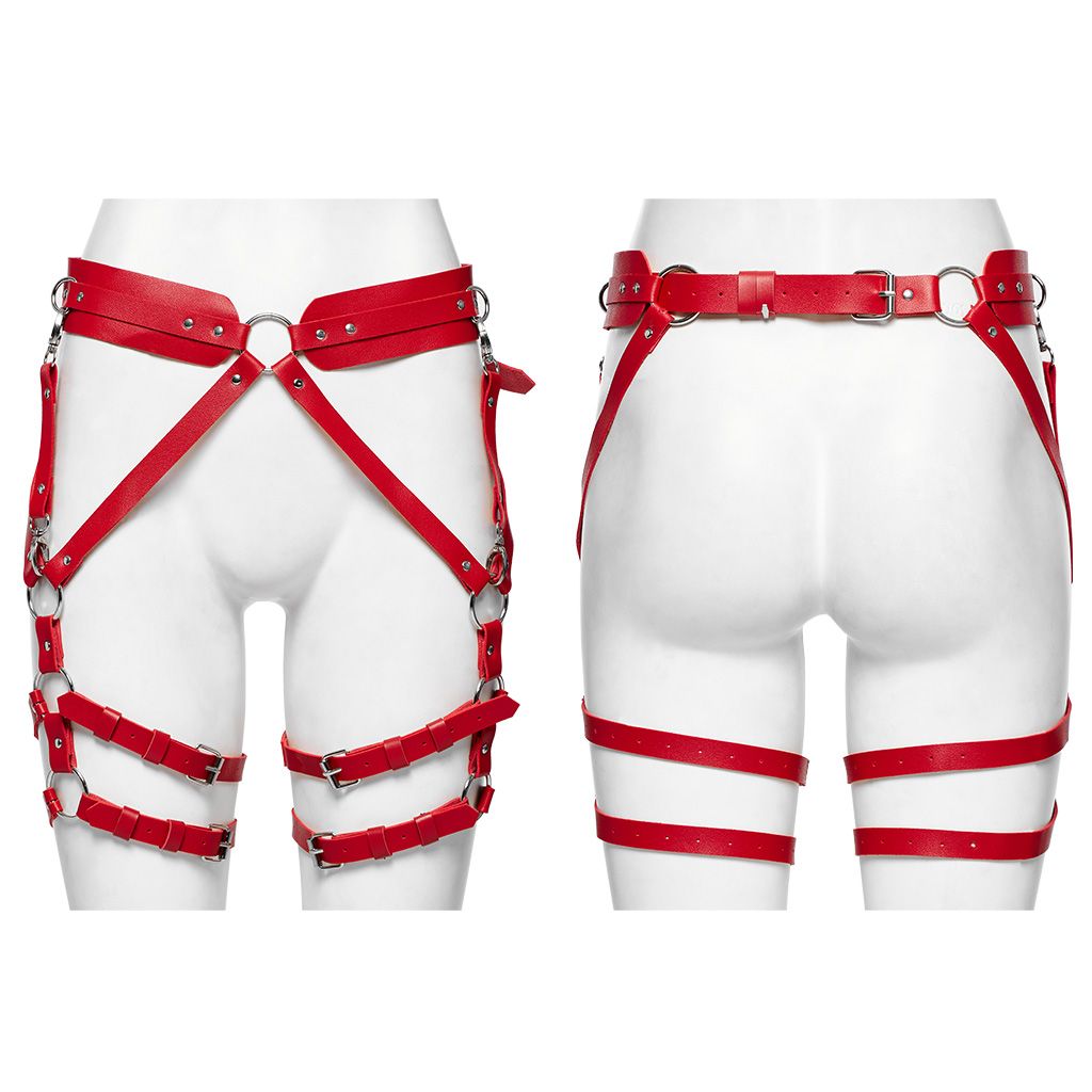 Haunt Me Waist Harness Rood