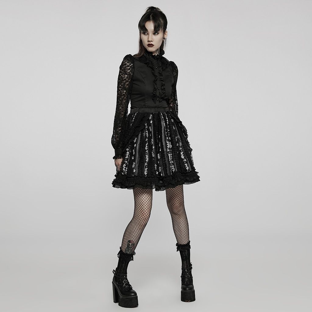 Blossom Skirt Black