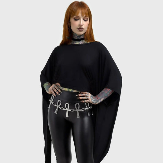 Killstar Xena Ankh Riem Zilver