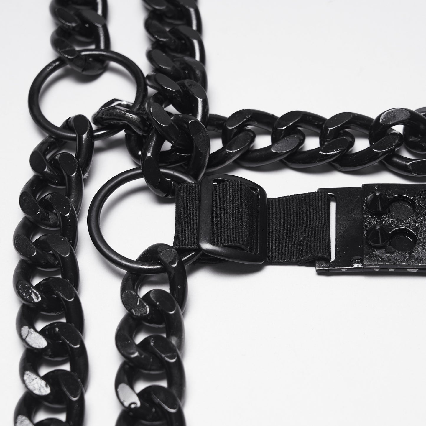 Punk Rave Claim Chain Harness Black