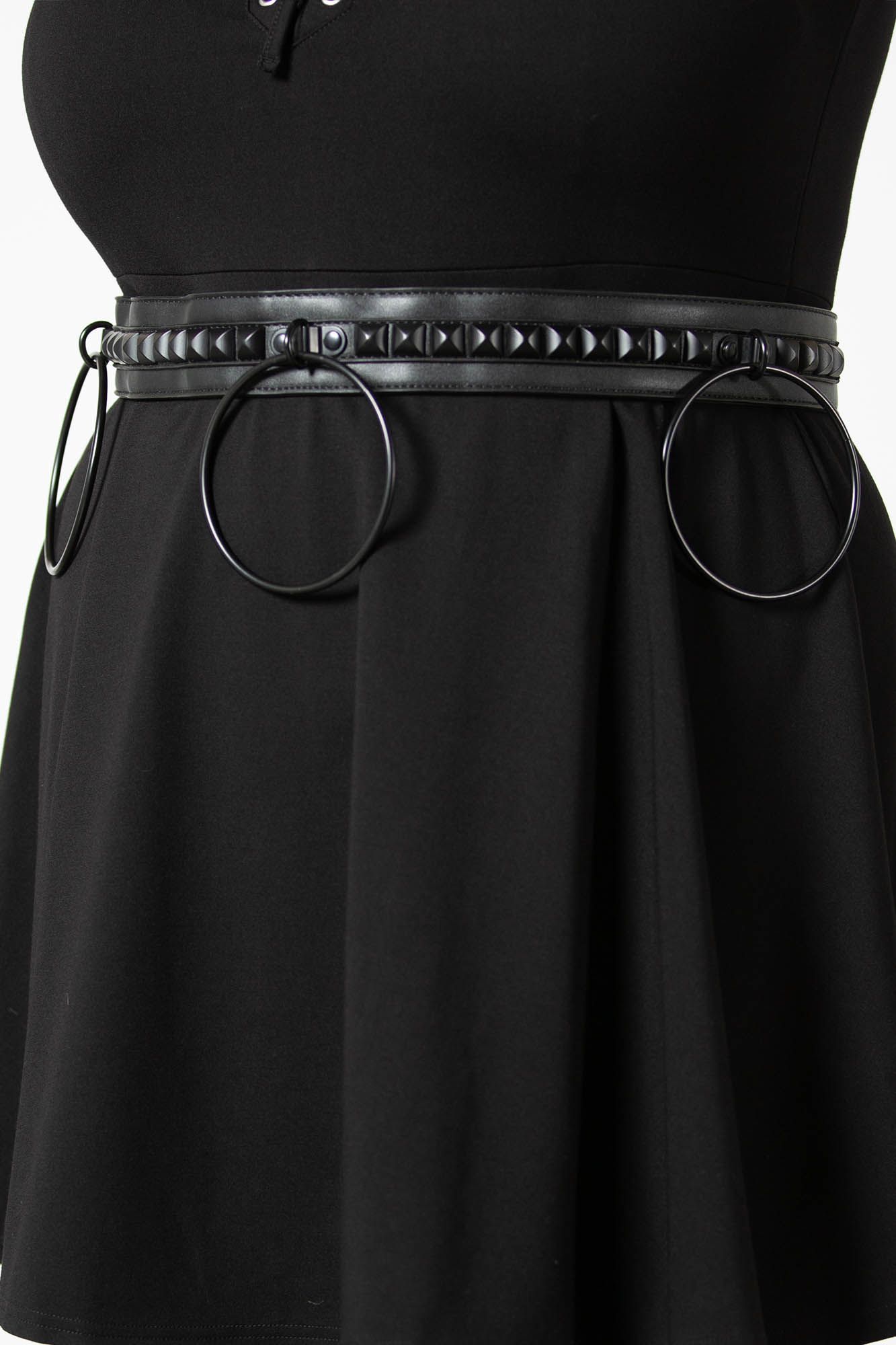 Killstar Vicious Studded Belt Black