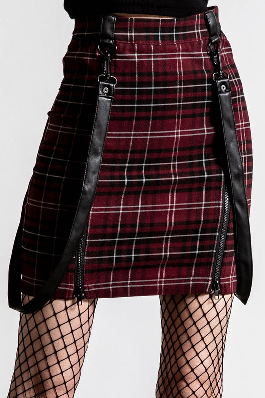 Daze of Our Lives Minirok Blood Tartan