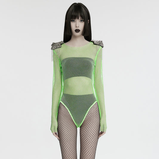 Tempo Bodysuit Neon Groen