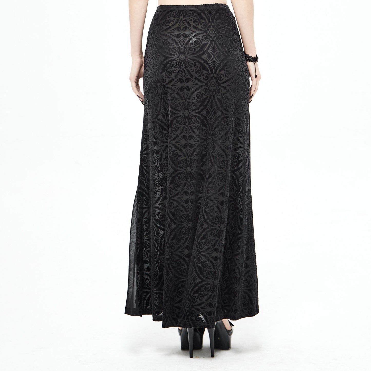 Velvet Cross Maxi Rok
