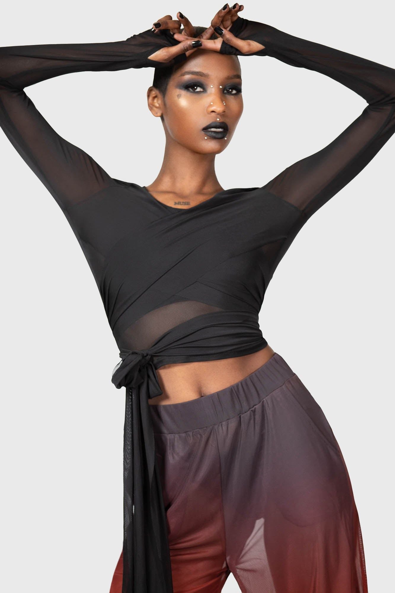 Killstar Sunset Wrap Top