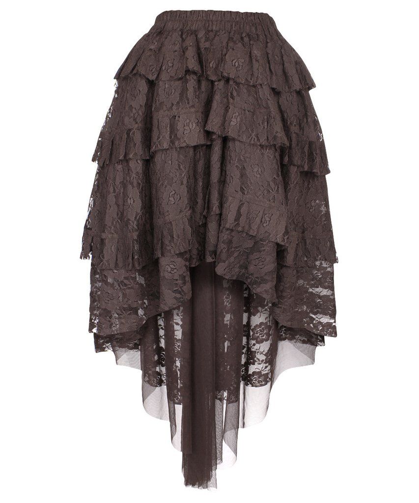 Come to Me Skirt Brown
