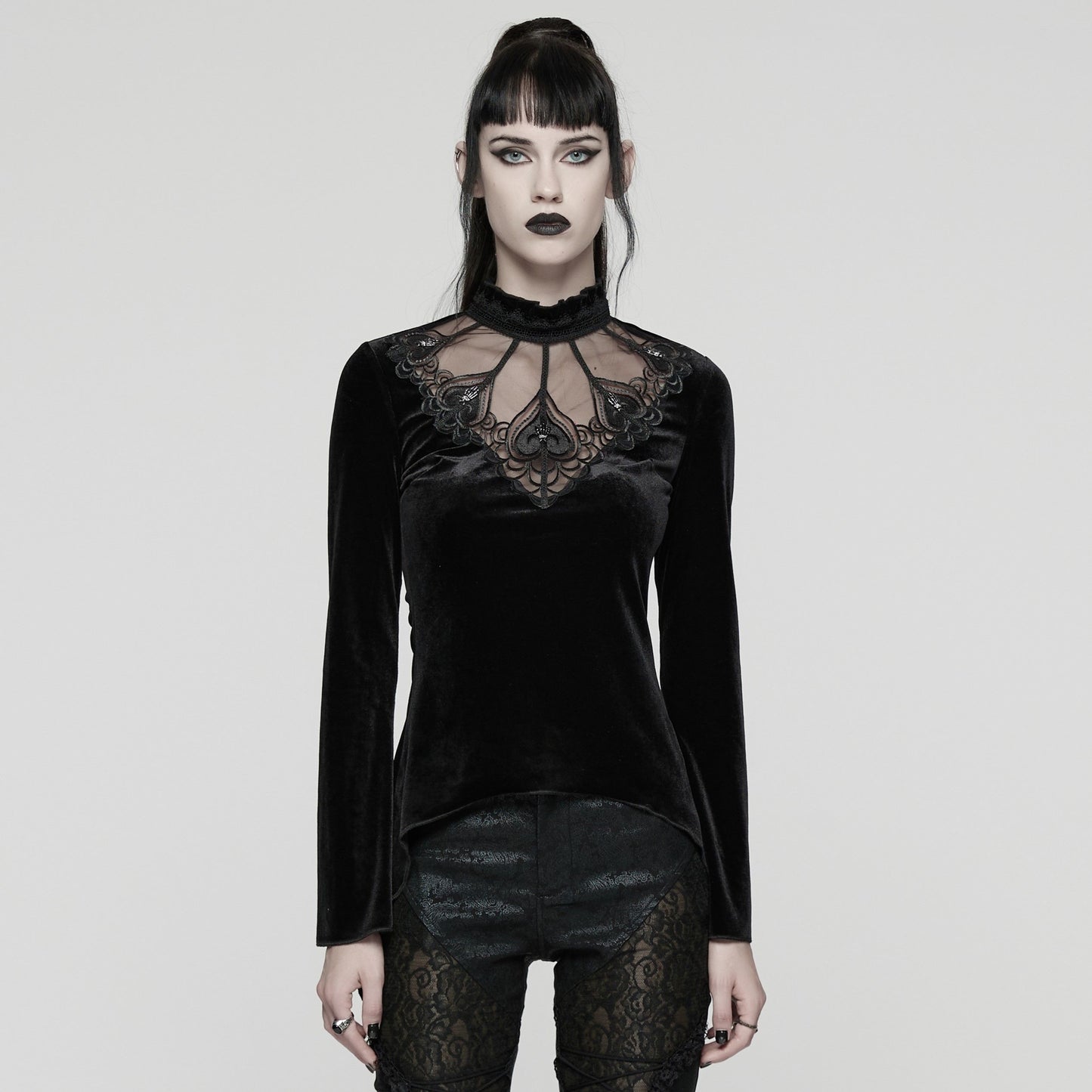 Losing Sense Top Zwart