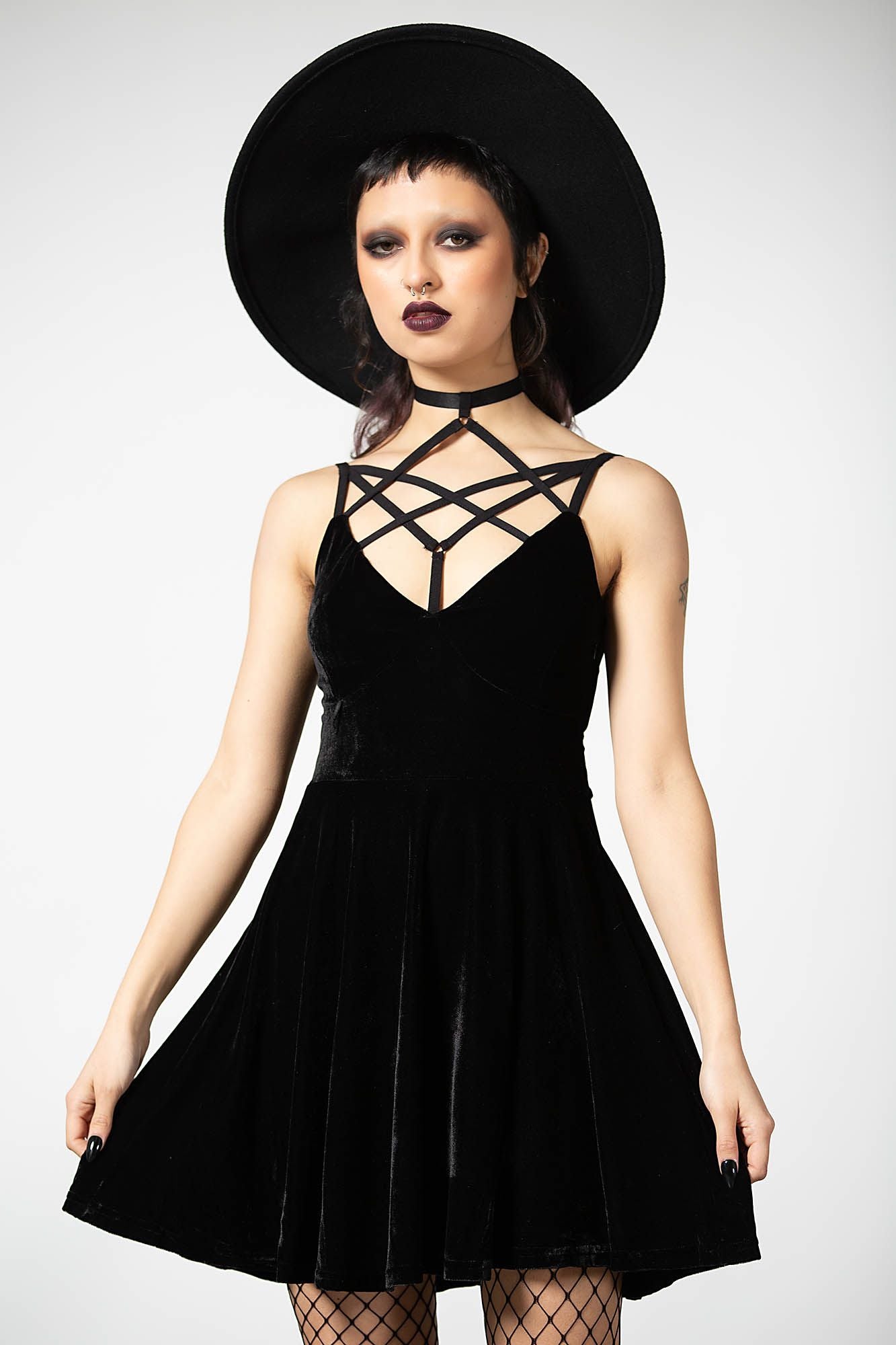 Killstar Magica Skaterjurk Zwart