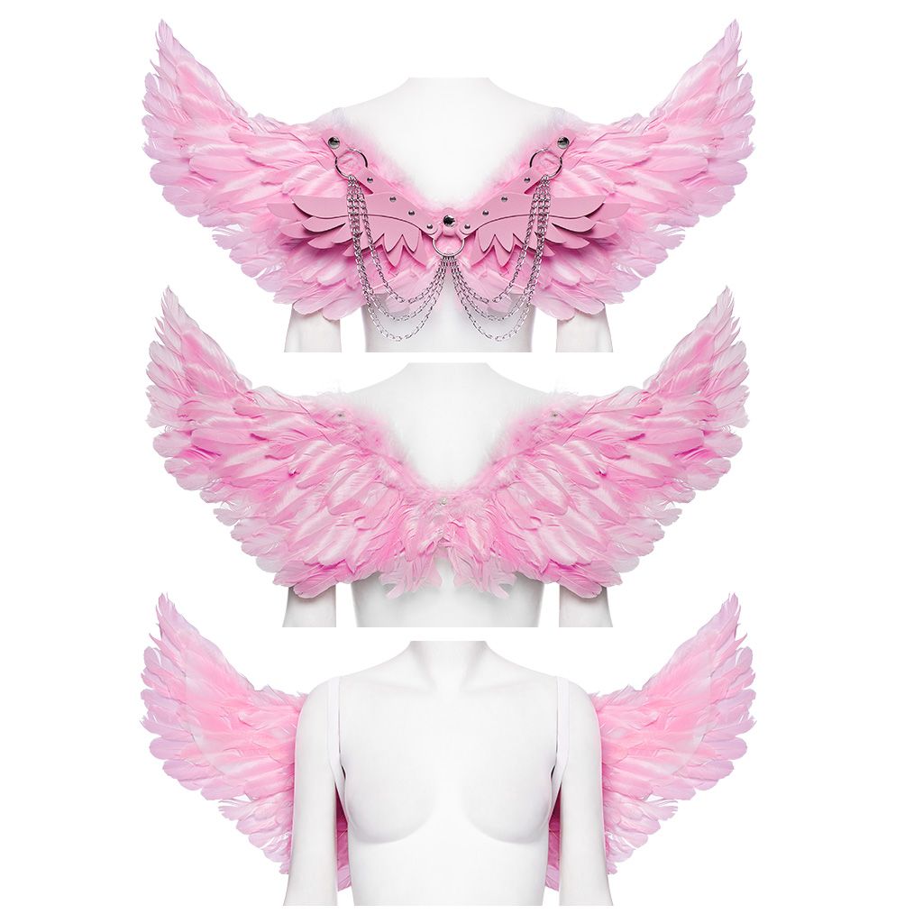 Pink Angel Wings Harness