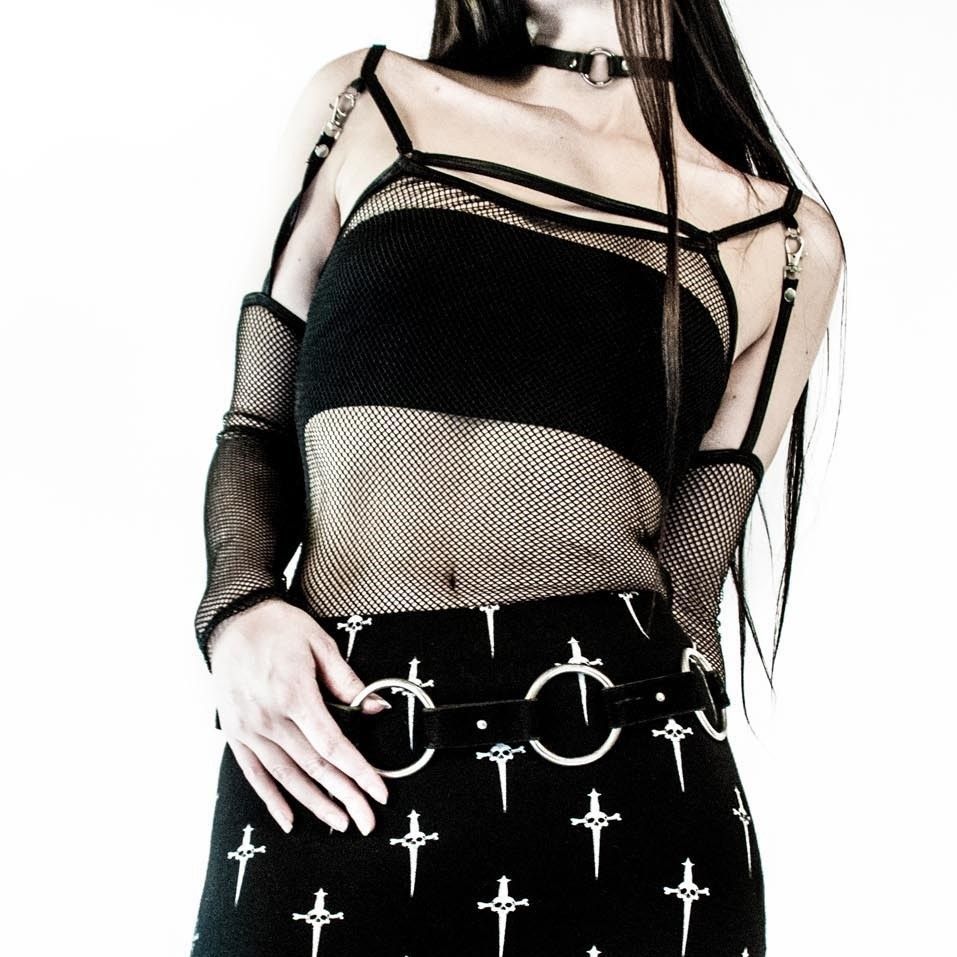 Lip Service Transformer Fishnet Top