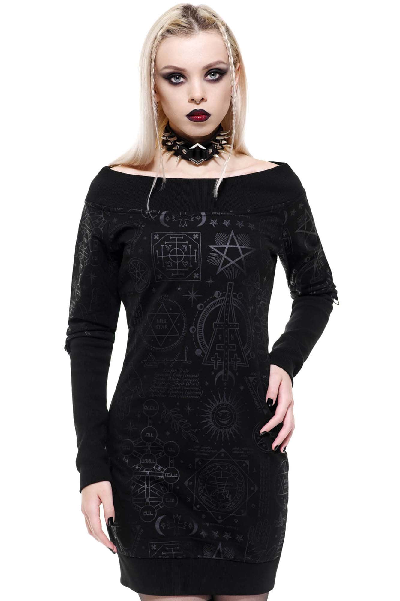 Killstar Unholy Sabbath Sweater Jurk