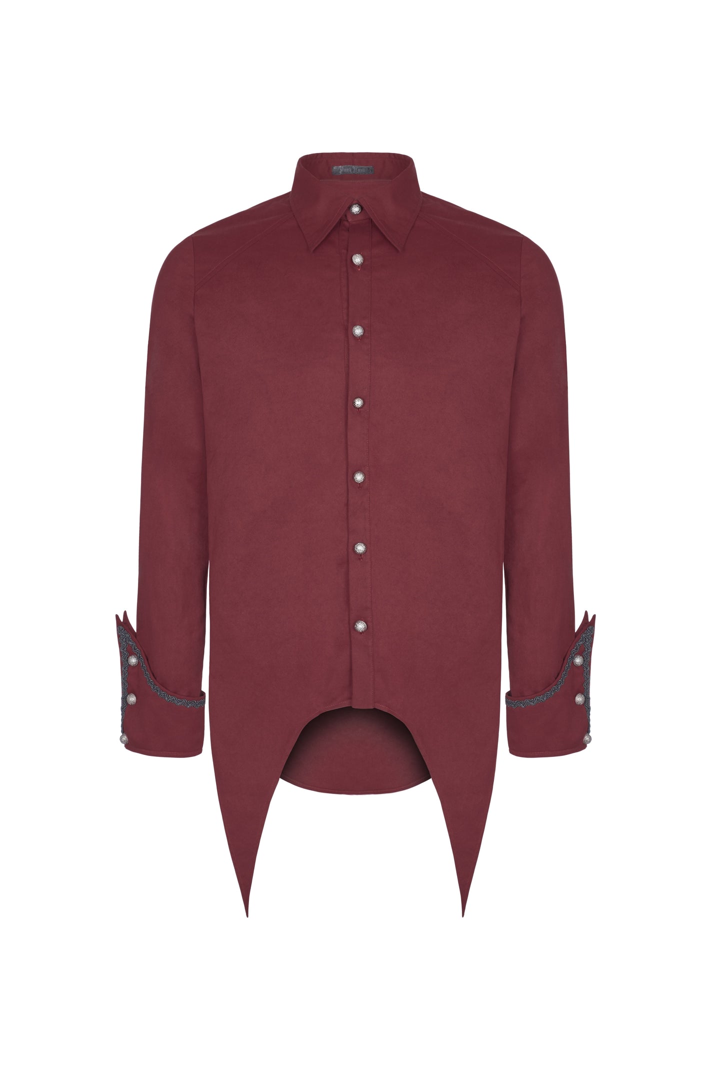 Punk Rave Realm Men's Shirt Wine