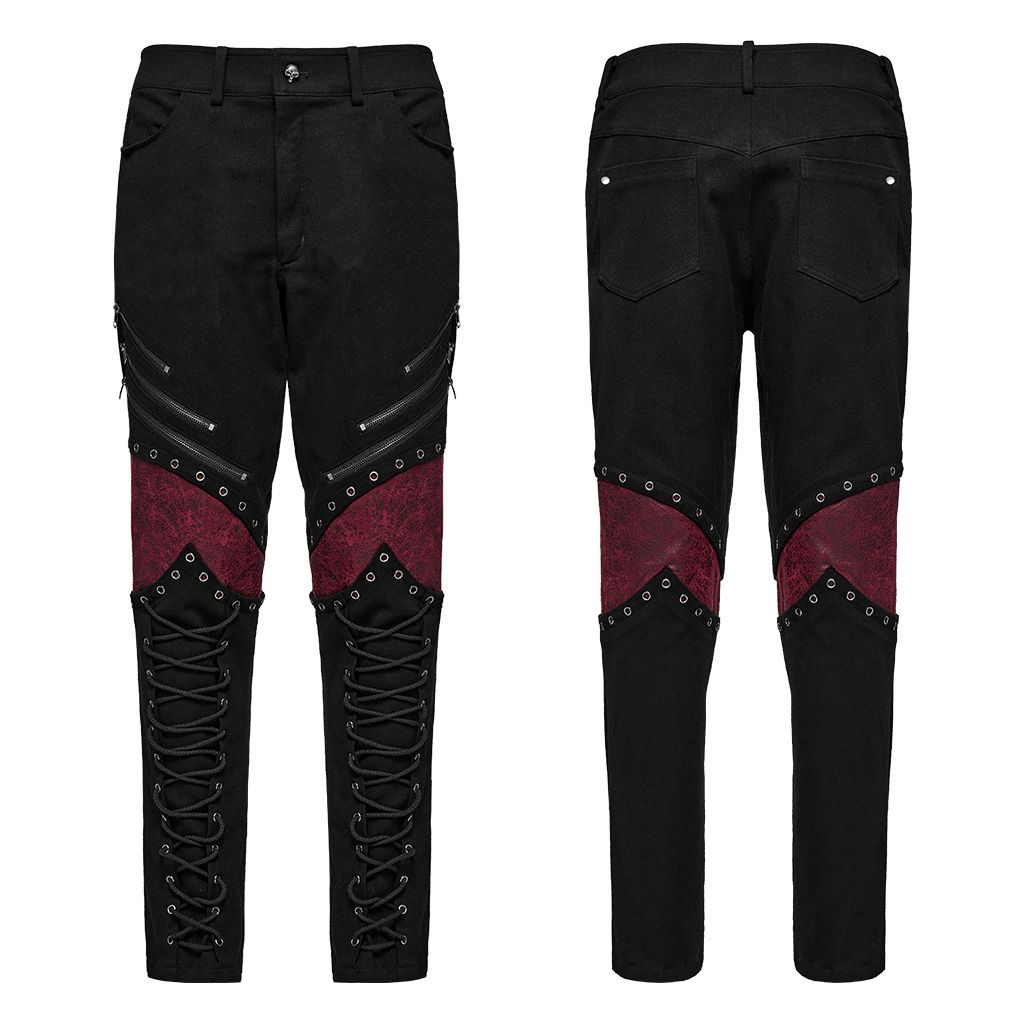 Cry Broek Zwart - Rood