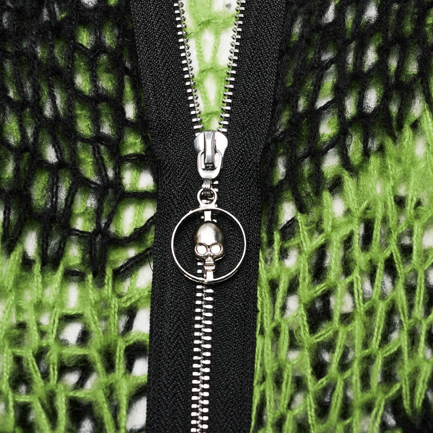 Viral Cardigan Black - Green