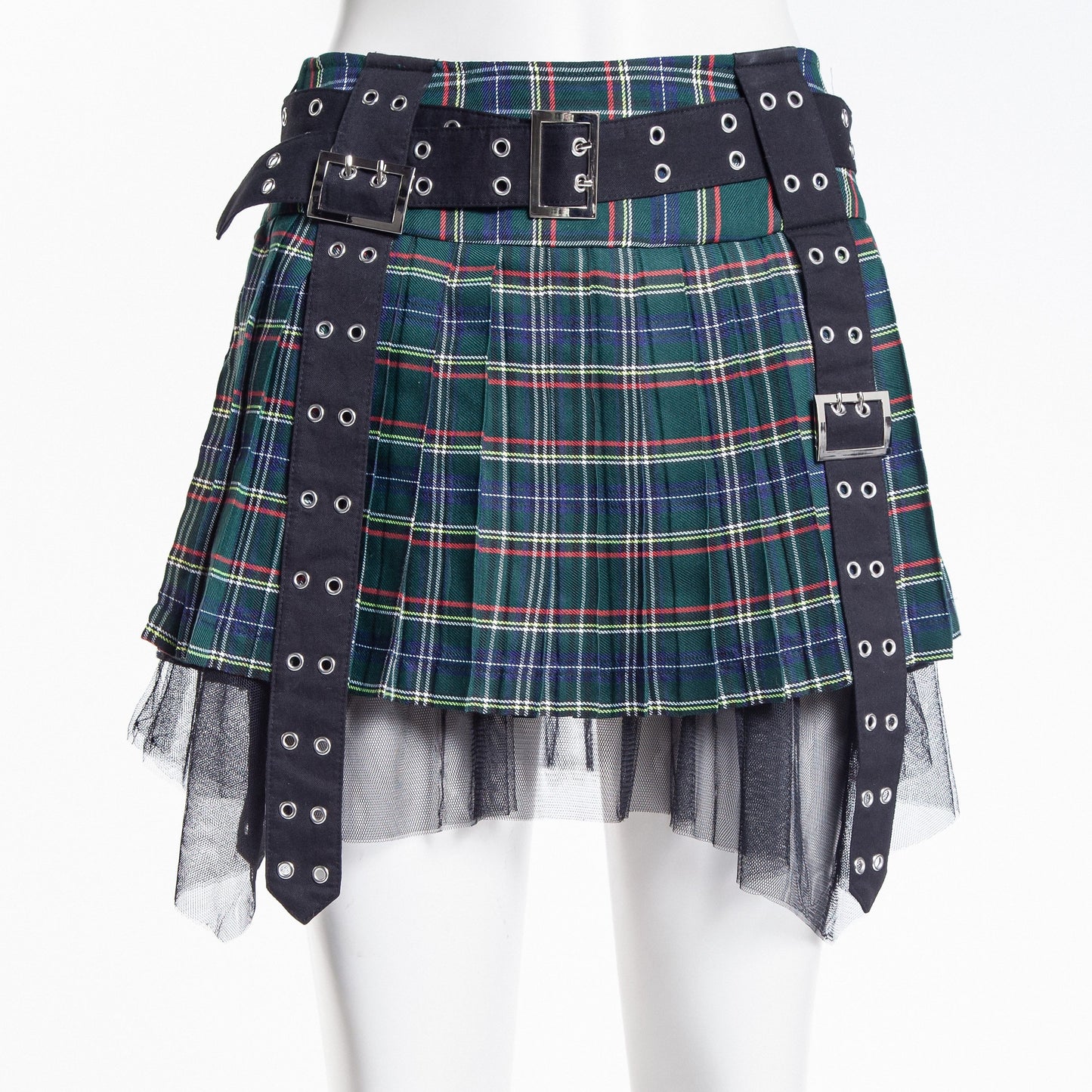 Facts Minirok Groen Tartan
