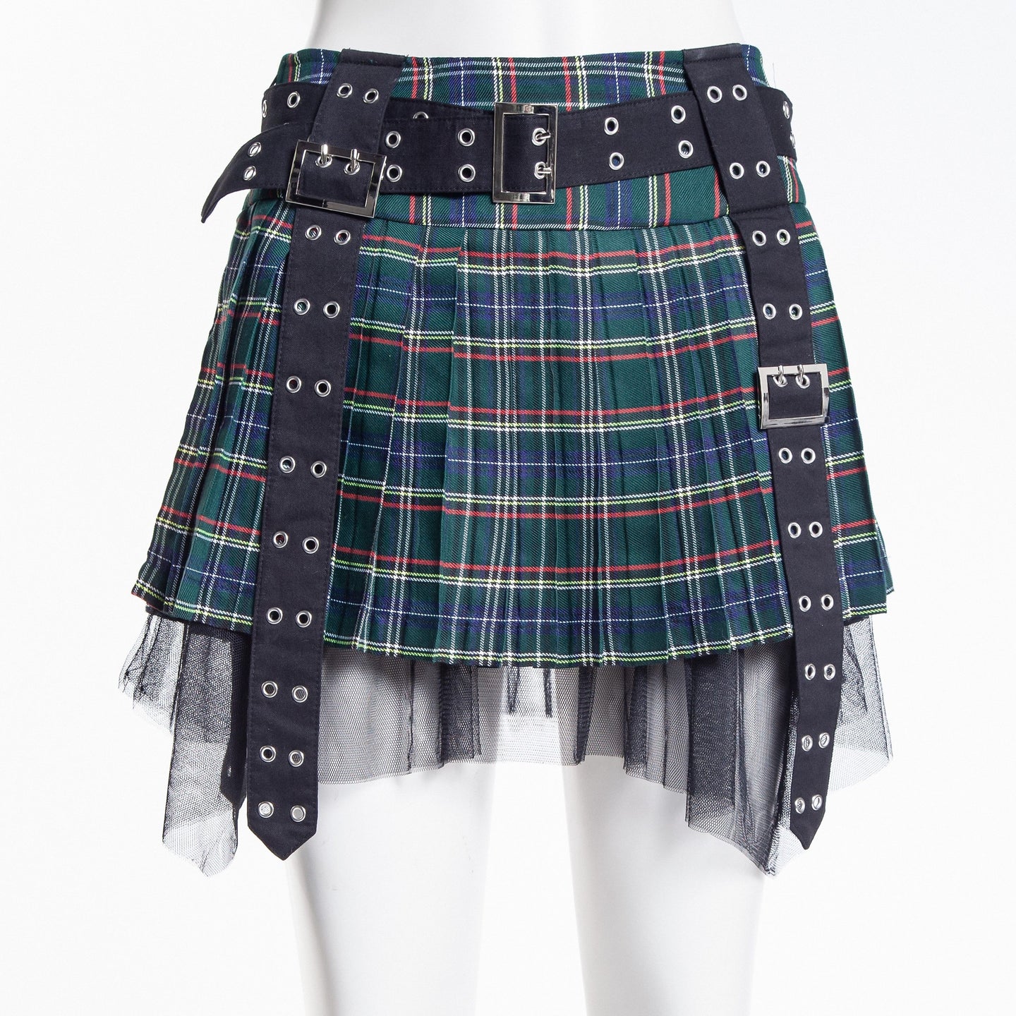 Facts Minirok Groen Tartan