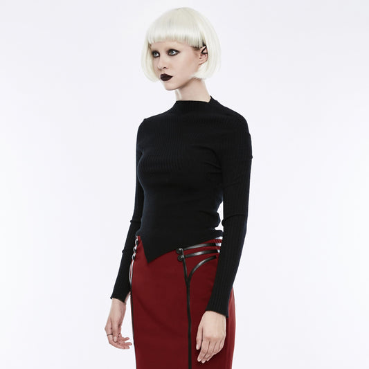 Never Knew You Longsleeve Top Zwart