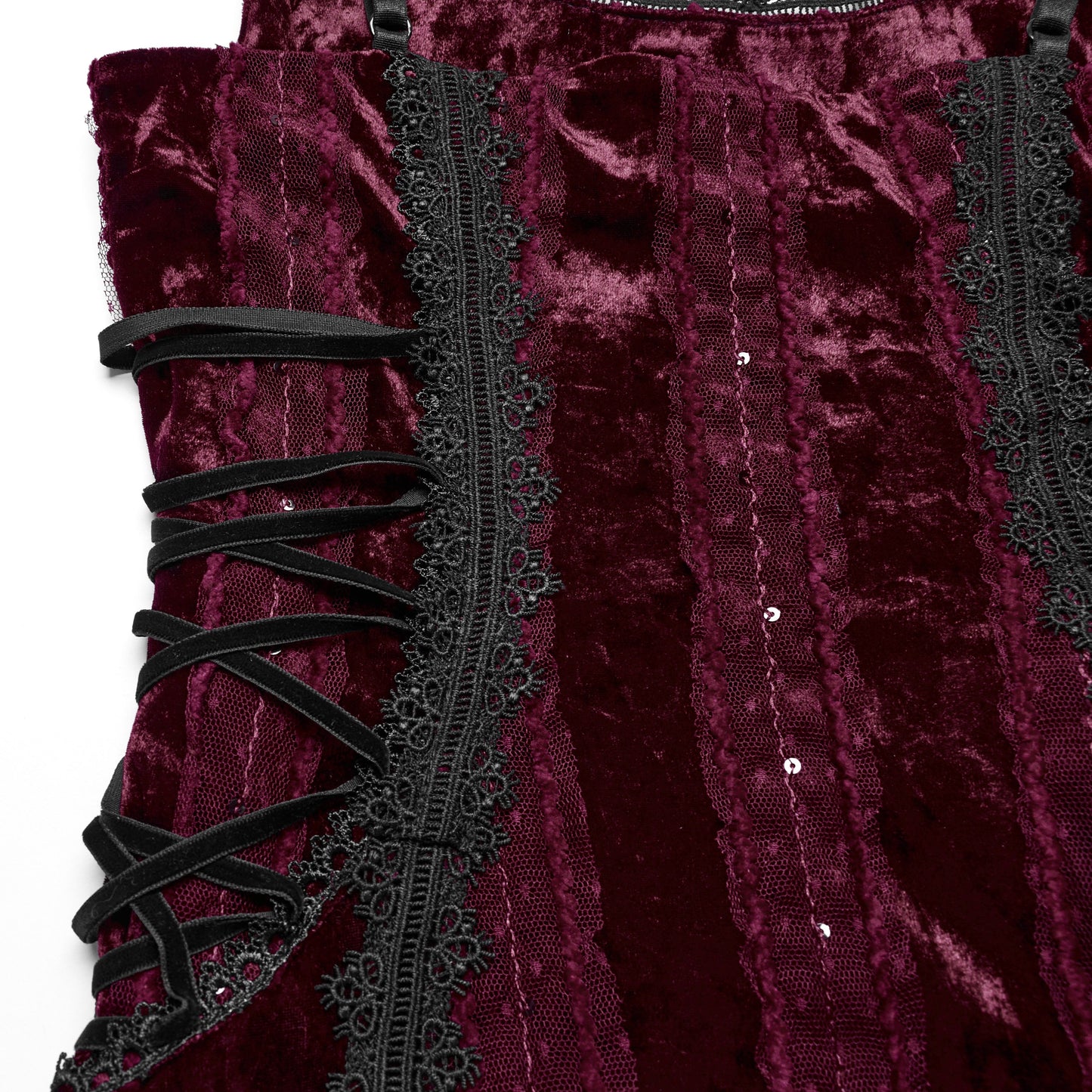 It's Gone Maxi Jurk Rood - Zwart