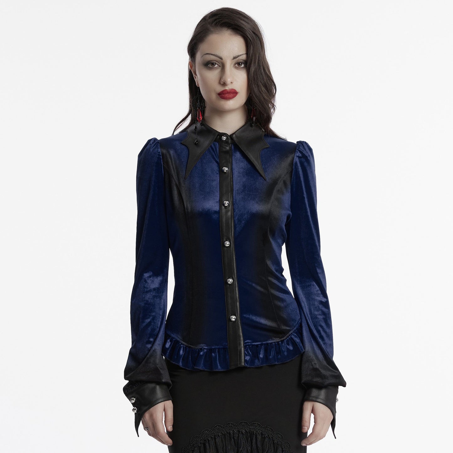 Expect Shirt Blauw - Zwart